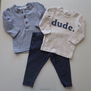 Oh Baby Baby Boy Shirt and pants set 3-6M